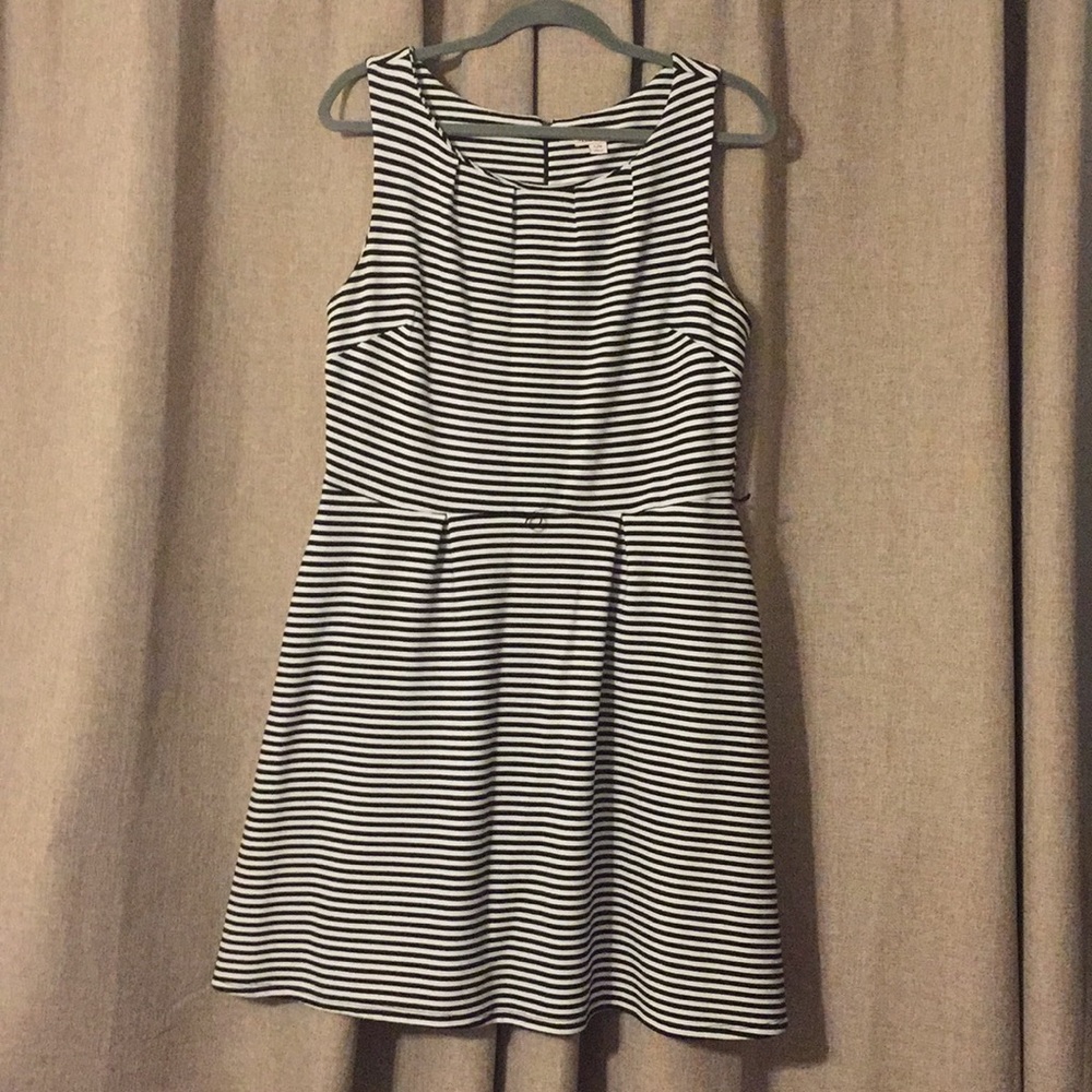 Merona Black&White Stripe Dress